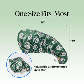 Kitsch Microfiber Hair Towel Wrap in use on wet hair