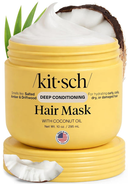 Kitsch Moisturizing Coconut Oil Hair Mask 10 oz front view