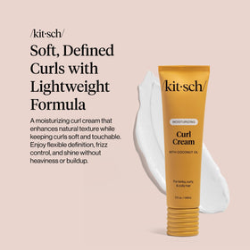 Kitsch Moisturizing Curl Cream 5oz texture close-up