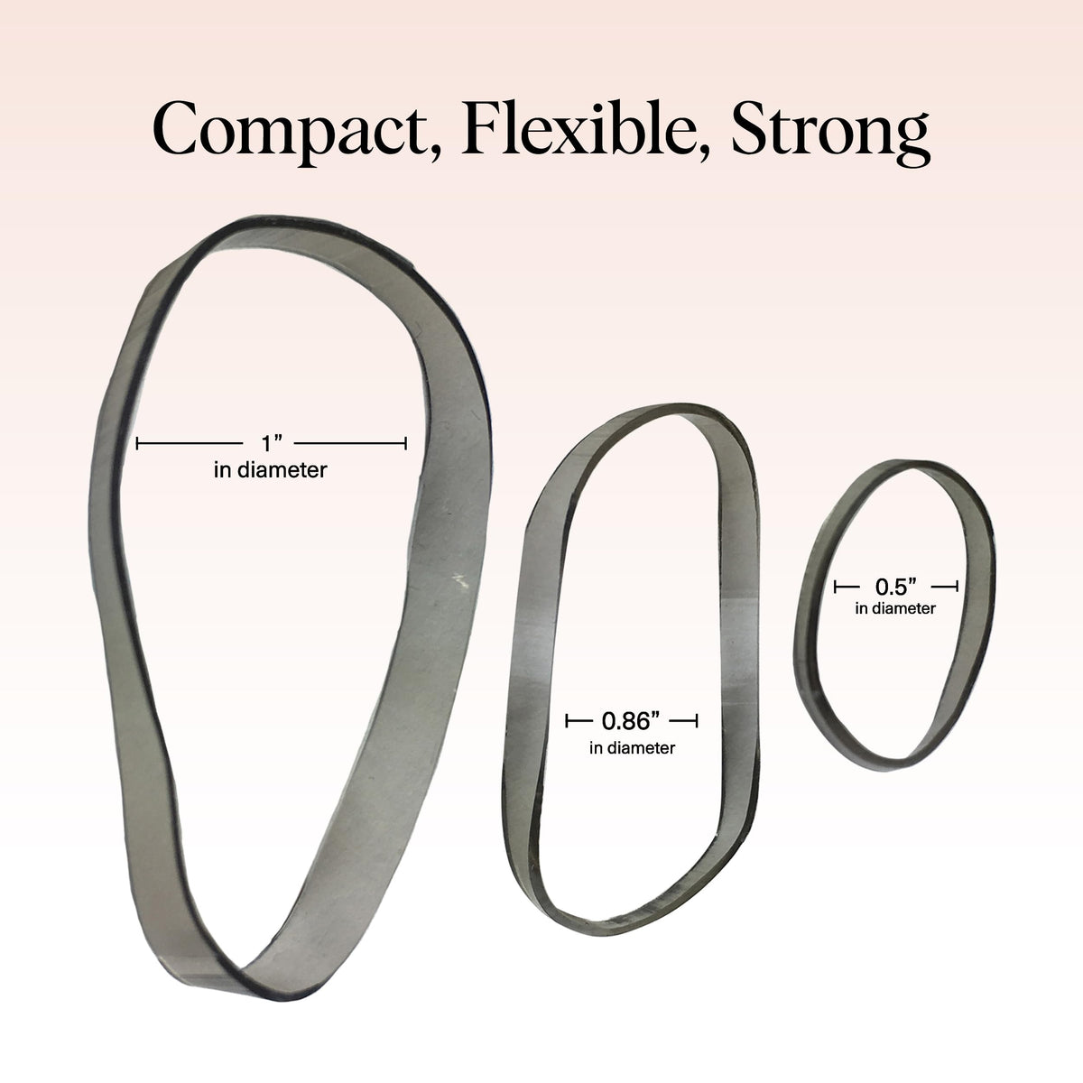 Kitsch No Damage Hair Ties used in a ponytail