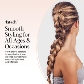 Kitsch No Damage Hair Ties with hair styling accessories