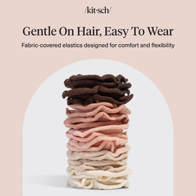 Kitsch Petal Hair Ties Blush displayed with other accessories