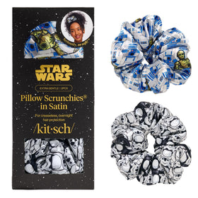 Kitsch R2-D2 satin scrunchie front view