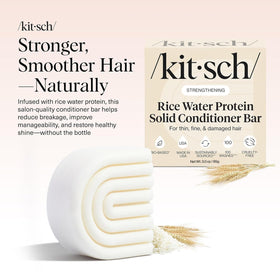 Kitsch Rice Water Conditioner Bar side view, showing texture