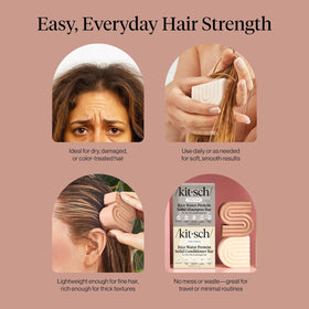 Kitsch Rice Water Shampoo and Conditioner Set in a gift box