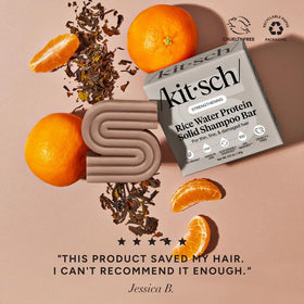 Kitsch Rice Water Shampoo Bar lifestyle shot
