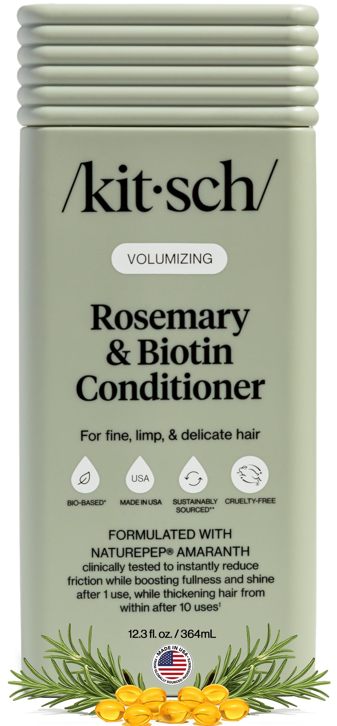 Kitsch Rosemary & Biotin Conditioner 12.3 oz front view