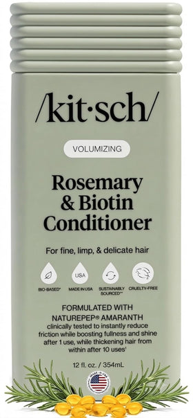 Kitsch Rosemary & Biotin Conditioner 12 oz front view
