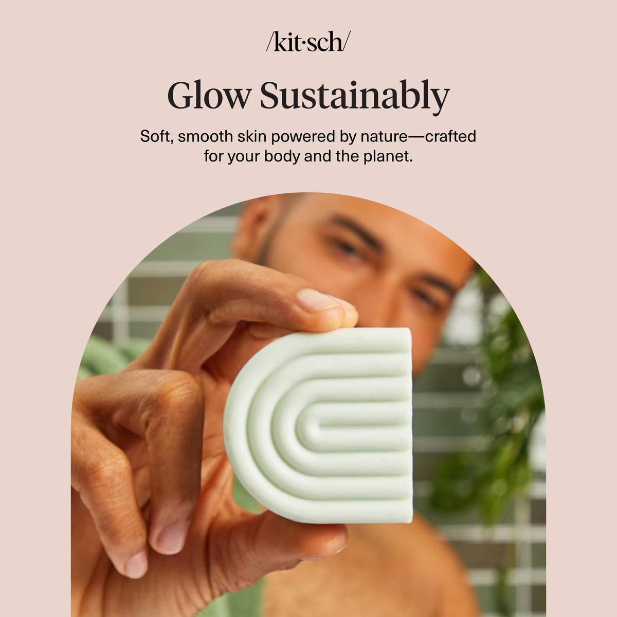 Kitsch Rosemary & Biotin Conditioner Bar back view