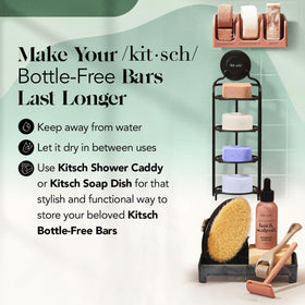Kitsch Rosemary & Biotin Shampoo and Conditioner Set lifestyle use