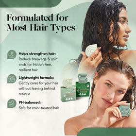 Kitsch Rosemary & Biotin Shampoo and Conditioner Set with travel accessories