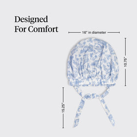 Kitsch Satin Bonnet folded to show plush satin texture