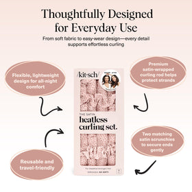 Kitsch Satin Heatless Curls Overnight Set packaging
