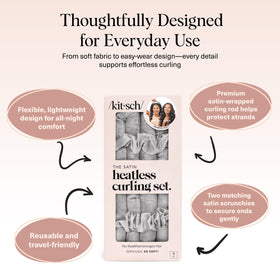 Kitsch Satin Heatless Curls Overnight Set packaging