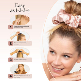 Kitsch Satin Scrunchies in a gift box