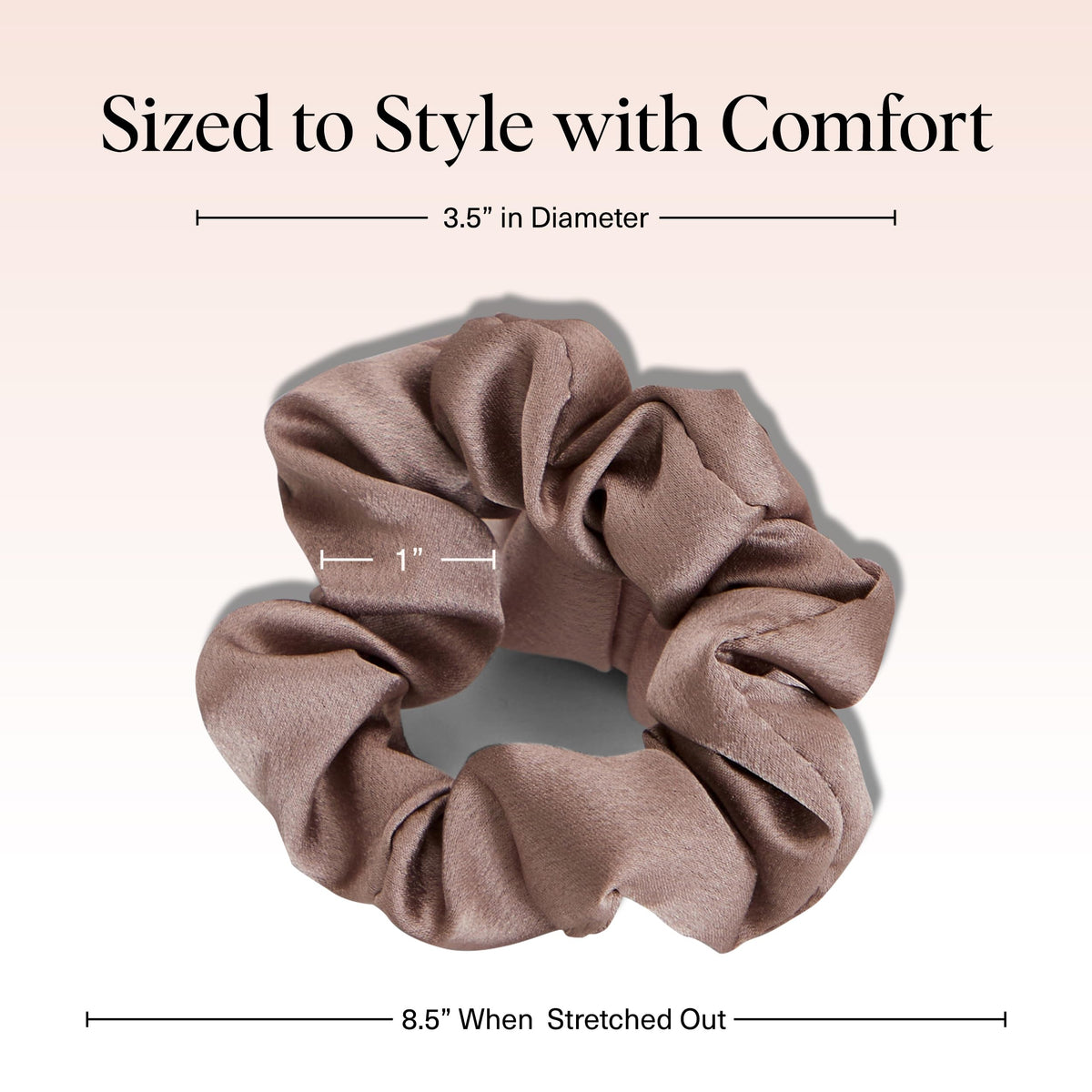 Kitsch Satin Scrunchies in a stylish arrangement