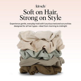Kitsch scrunchies displayed with other hair accessories