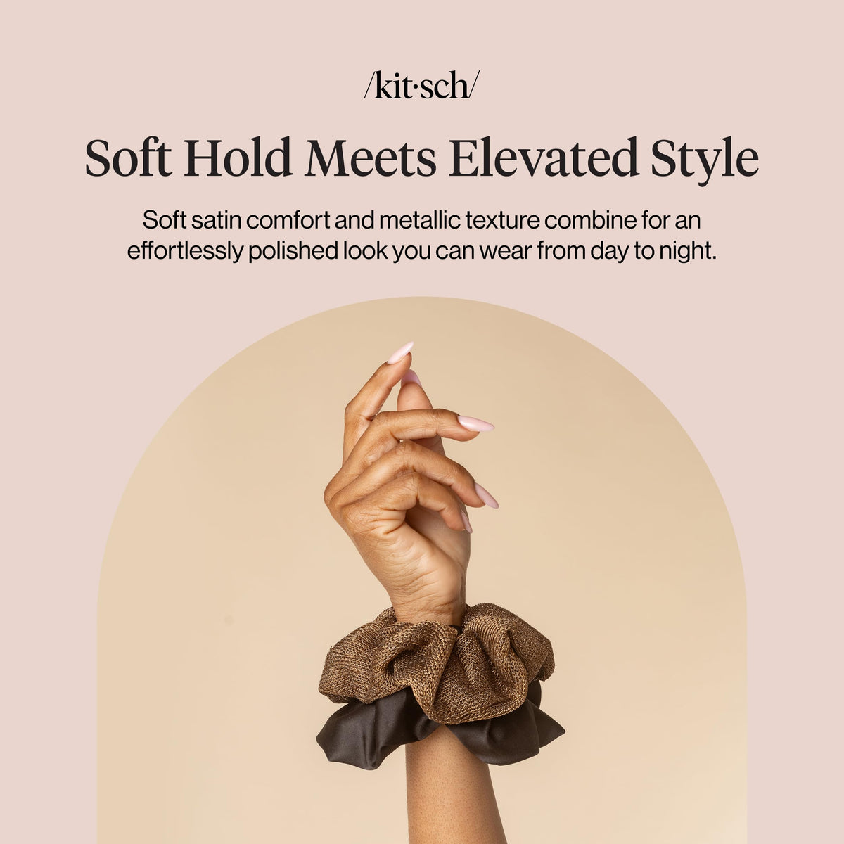 Kitsch scrunchies in a hair accessory collection