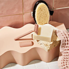 Kitsch Shaving Soap Bar with a safety razor