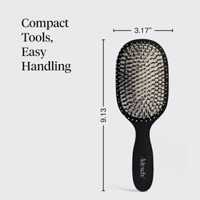 Kitsch Smooth & Polish Hair Brush on a bathroom counter