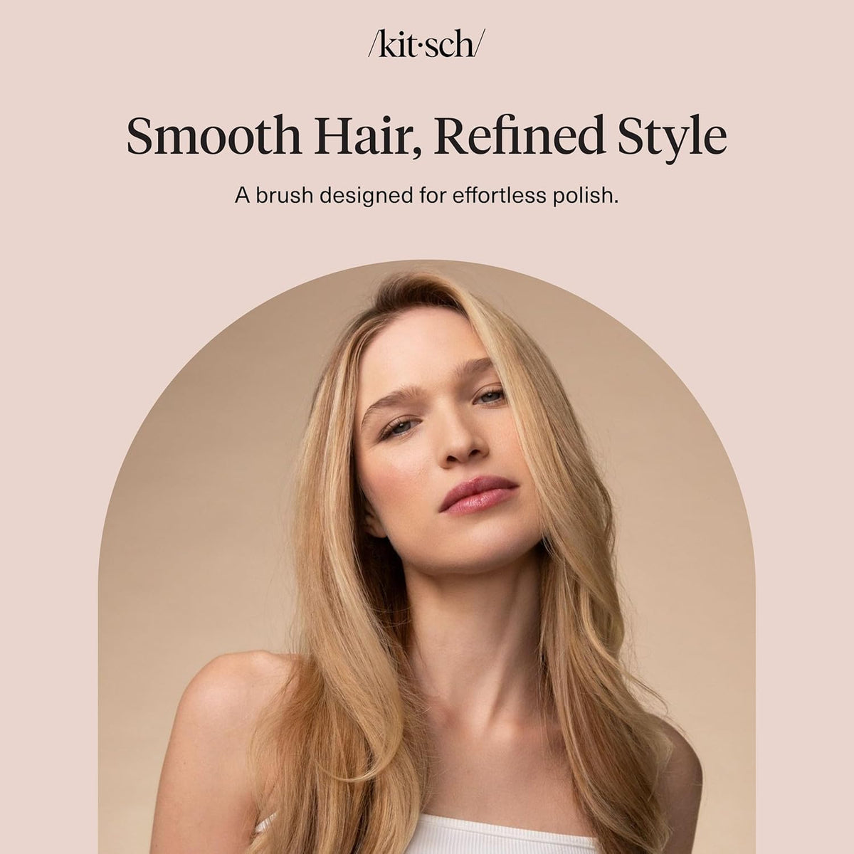 Kitsch Smooth & Polish Hair Brush packaging view
