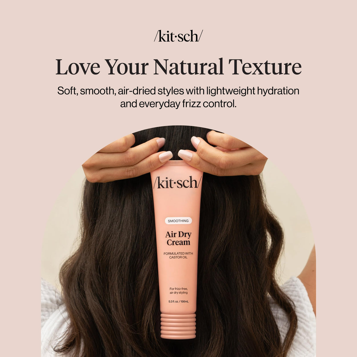 Kitsch Smoothing Air Dry Cream eco-friendly packaging
