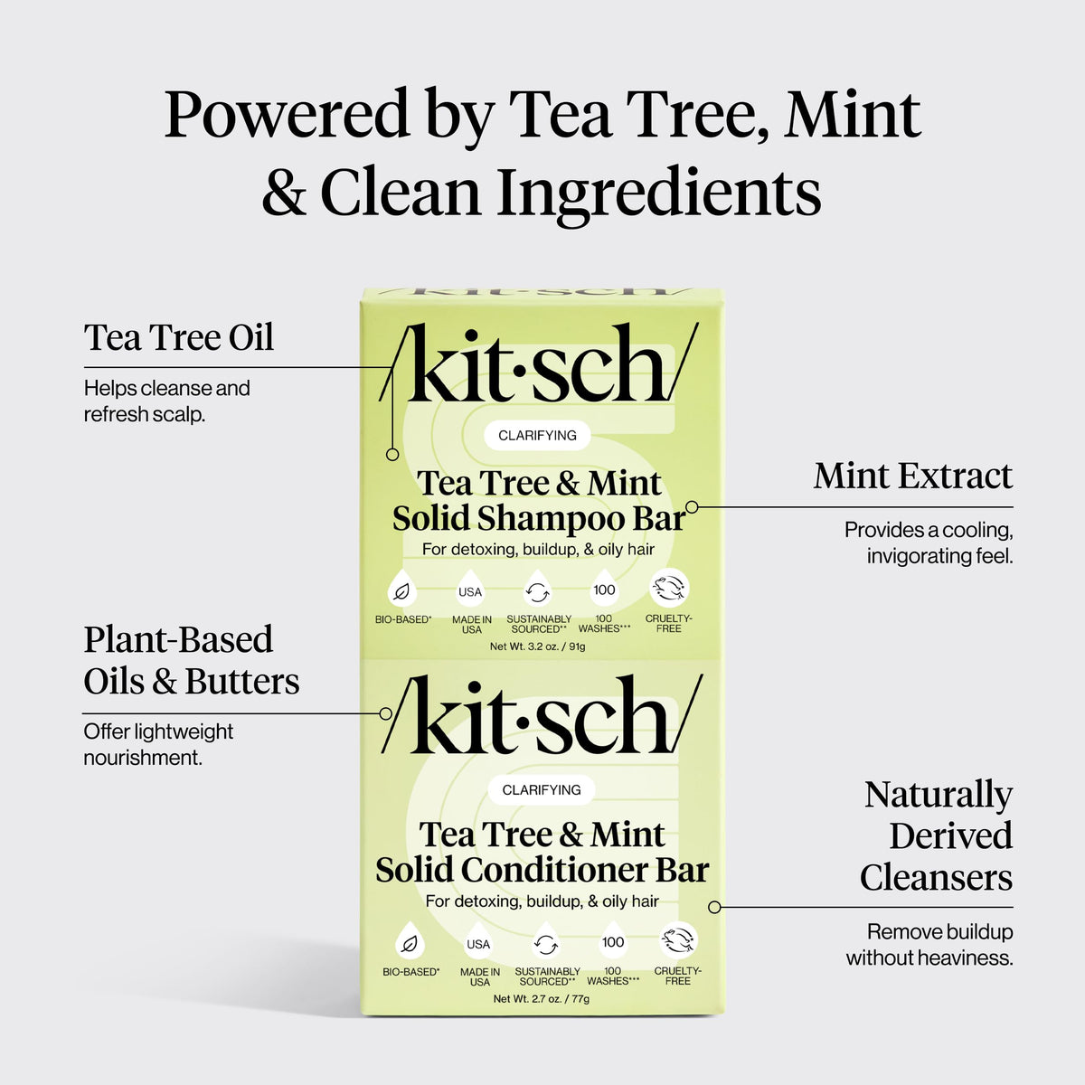Kitsch Tea Tree Conditioner bar side view