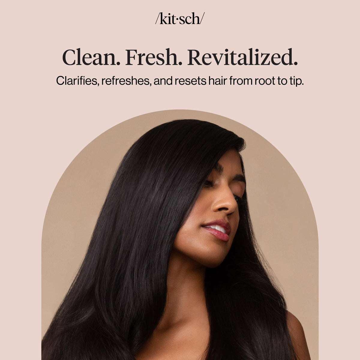 Kitsch Tea Tree & Mint Shampoo and Conditioner on a shelf