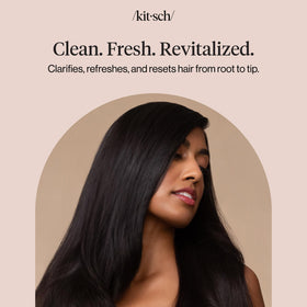 Kitsch Tea Tree & Mint Shampoo and Conditioner on a shelf