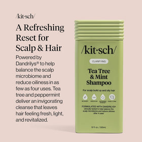 Kitsch Tea Tree & Mint Shampoo close-up of pump