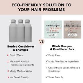 Kitsch Tea Tree Shampoo Bar in hand