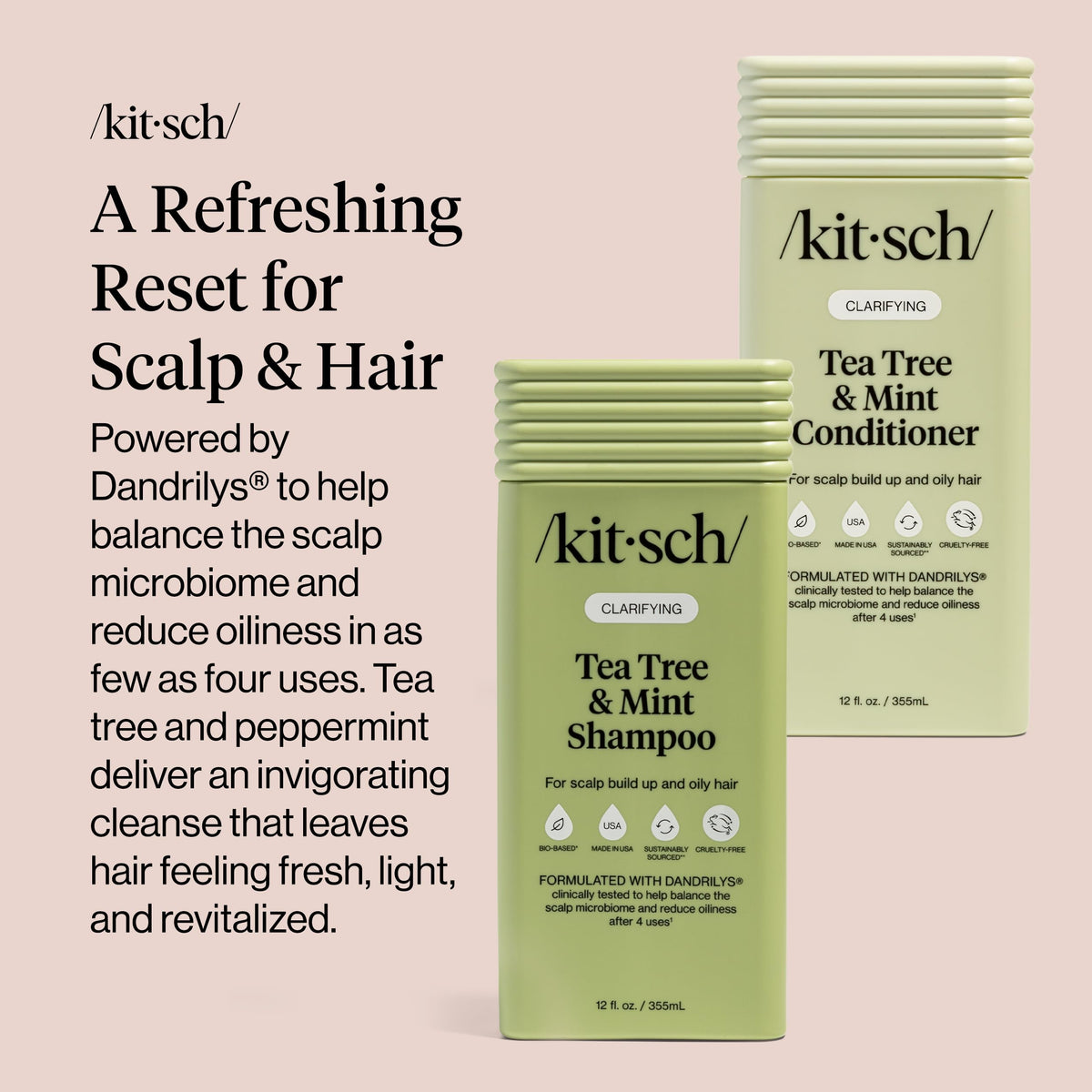 Kitsch Tea Tree Shampoo texture close-up