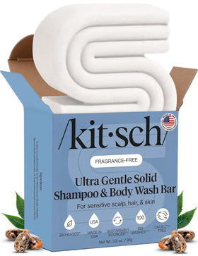 Kitsch Ultra Sensitive 2-in-1 Shampoo and Body Wash Bar front view