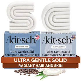 Kitsch Ultra Sensitive Bar Soap Set front view with all three bars