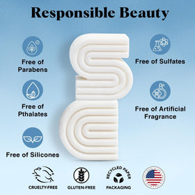 Kitsch Ultra Sensitive Bar Soap Set with ingredients list