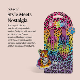 Kitsch XL Creaseless Hair Clips packaging and design