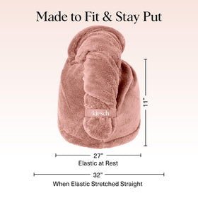 Kitsch XL Microfiber Hair Towel Wrap terracotta folded