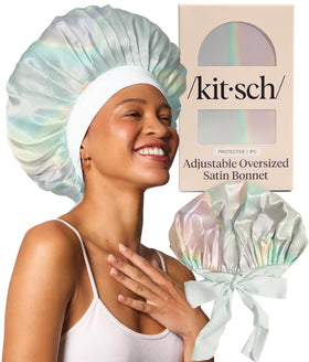 Kitsch XL Satin Bonnet for Sleeping - Aura front view