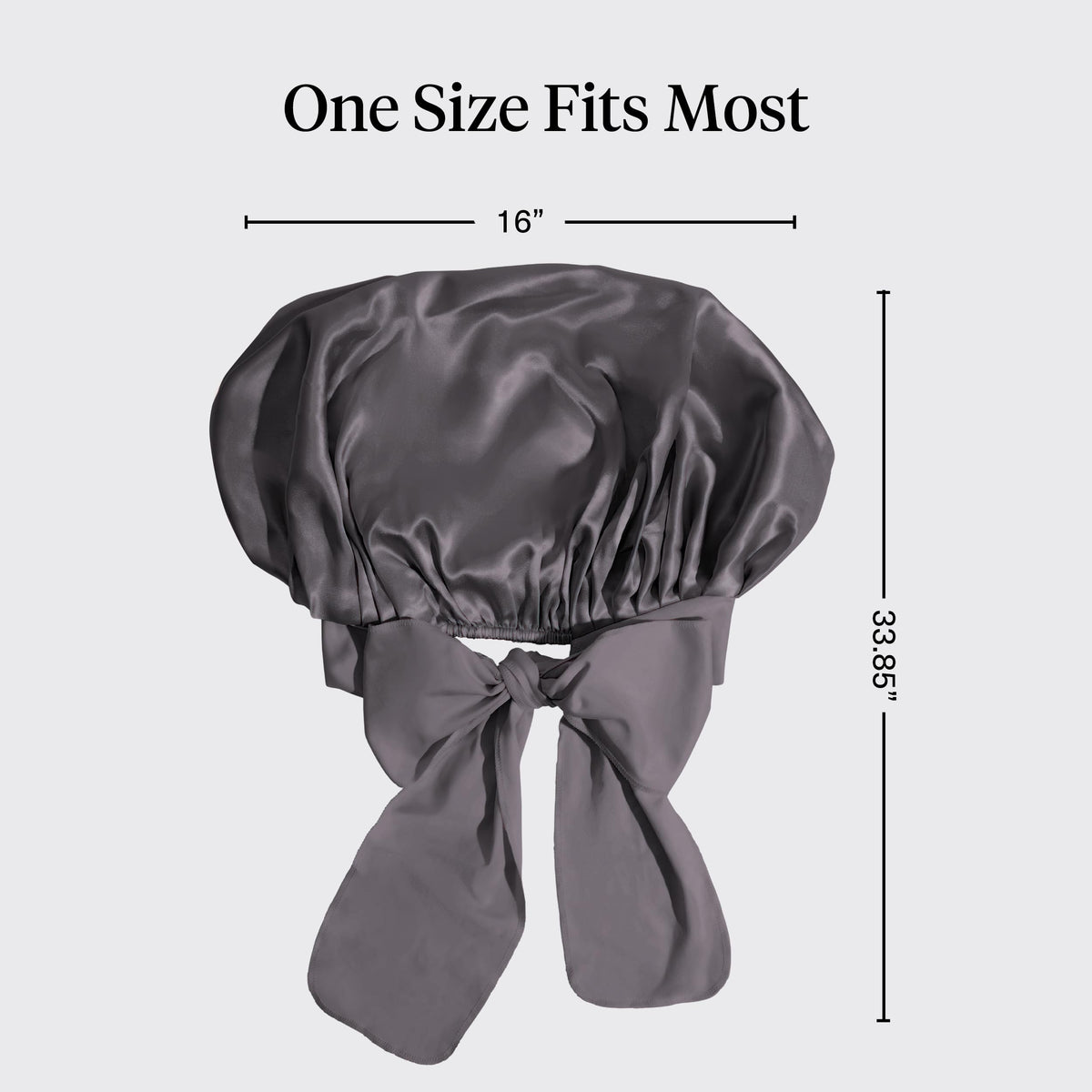 Kitsch XL Satin Bonnet on a pillow