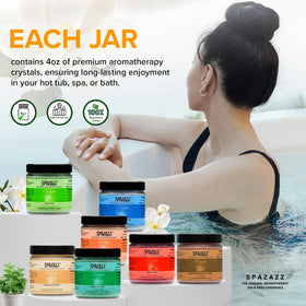 Kiwi Pear scent bath salt from Spazazz