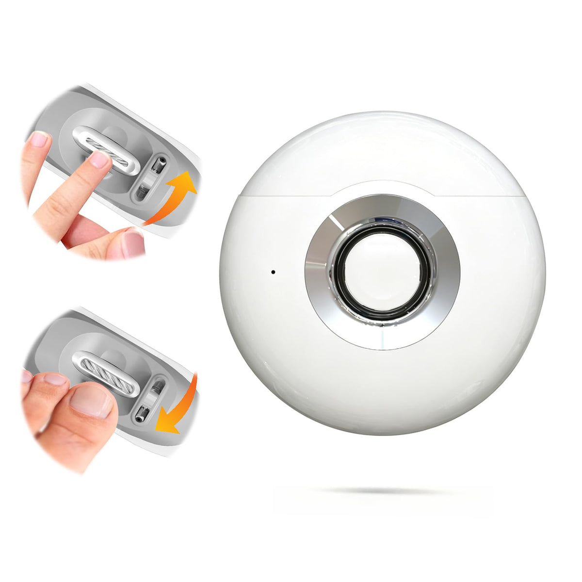 Kiwtreby Adjustable Electric Nail Clipper front view