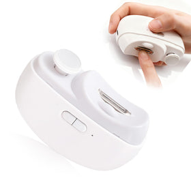 Kiwtreby Electric Nail Clipper front view with LED light