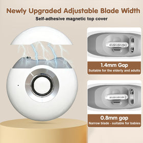 Kiwtreby Electric Nail Clipper with adjustable blade for adults