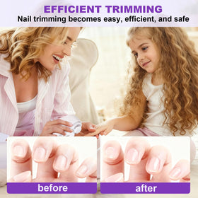 Kiwtreby Electric Nail Clipper with cleaning brush