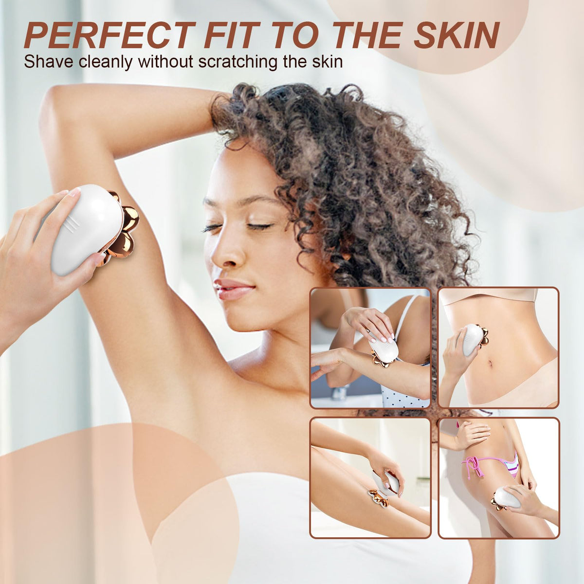 KIZUKI 2-in-1 electric razor back view
