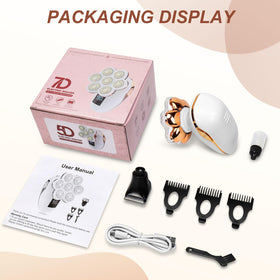 KIZUKI electric razor packaging displaying features