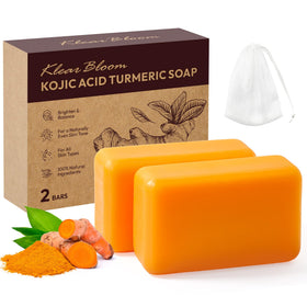 KlearBloom Kojic Acid Turmeric Soap Bar front view