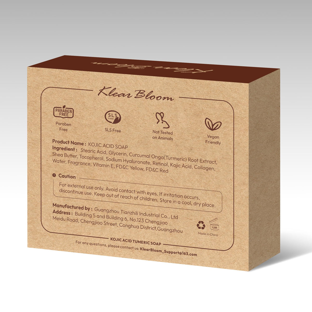 KlearBloom Kojic Acid Turmeric Soap lather demonstration