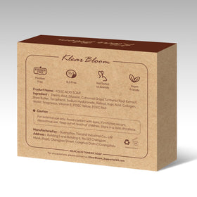 KlearBloom Kojic Acid Turmeric Soap lather demonstration