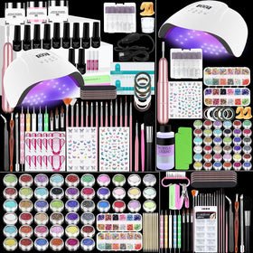 Klemon Acrylic Nail Kit front view with all included tools